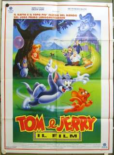 hv61 TOM and JERRY the movie GREAT orig 2sh POSTER IT I  