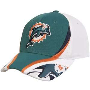 Reebok Miami Dolphins Two Tone Zoogo Hat  Sports 