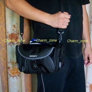 feature soft carry case for sony mini d v camcorder color black 