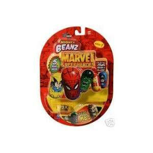  Mighty Beanz Beans Marvel Heroes Series 1 4 beanz Per Pack 