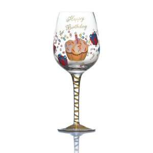   by Mikasa Birthday Wishes 15 Ounce Wine Glass