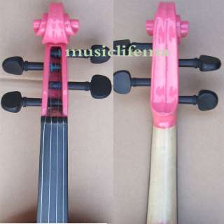 PINK4/4new violin outfit beautiful shape bow+case+rosin  