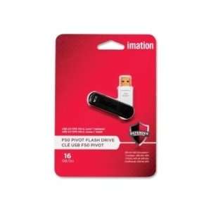  Imation 16GB Pivot USB 2.0 Flash Drive   Silver   IMN27126 