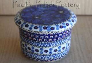 Polish Pottery Unikat Chyla 408 Butter dish Keeper ~CA~  