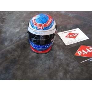   Nascar Honda Helmet PAAS COA 2   Autographed NASCAR Helmets 