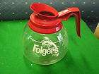Folgers Coffee Pot,Serving Carafe Glass,Commercial Type  