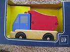 nwt NEW baby GAP Wooden Wood DUMP TRUCK Play TOY Blue R