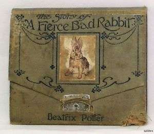 Fierce Bad Rabbit ~ Beatrix Potter ~1st/1st~ First Edition ~ 1906 