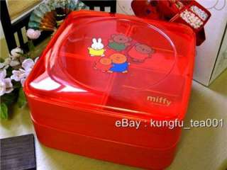 2Tier Miffy Rabbit Chinese New Year Candy Box Container  