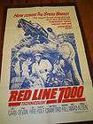 RED LINE 7000 1 Sheet Movie Poster 1965 Racing Theme