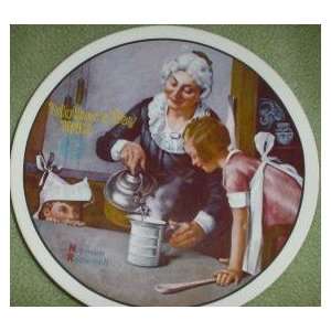  Norman Rockwell The Cooking Lesson Plate