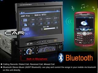 RADIO 1DIN DETACHABLE DVD 7 HD CAR STEREO PLAYER BLUETOOTH USB TV 