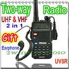 dual band UHF VHF Portable two Way radios Walkie Talkie