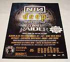 2001 music industry trade ad~ NINE INCH NAILS Deep