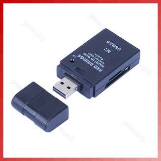 Mini 4 in 1 USB Memory Card Reader Writer MS M2 SD MMC  
