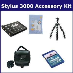  Olympus Stylus Tough 3000 Digital Camera Accessory Kit 