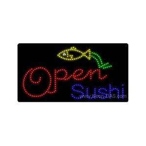  Sushi Open LED Sign 17 x 32