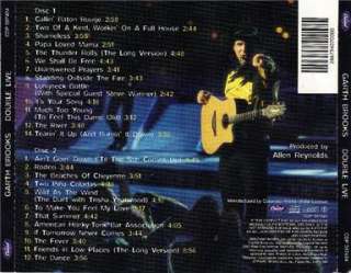 GARTH BROOKS   Double Live (1998) Limited 2 CD Set USA  