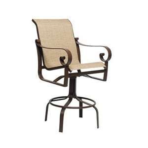   62H468 52 65D Belden Sling Swivel Outdoor Bar Stool