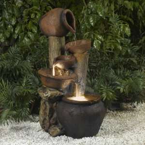  Pentole Pot Outdoor/Indoor Water Fountain with 
