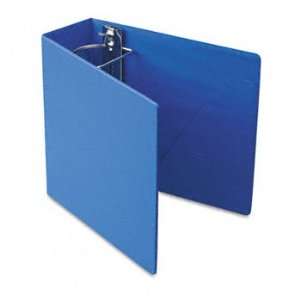   Vinyl Slant D Ring Binder, 4 Capacity, Blue