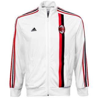 adidas AC Milan White Full Zip Track Jacket 885590935730  