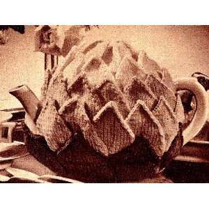  Vintage Knitting PATTERN to make   Artichoke Tea Cozy Rose 