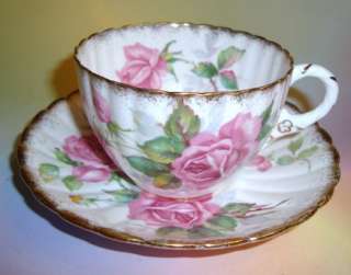 Royal Stafford Berkeley Rose Tea Cup and Saucer Set  