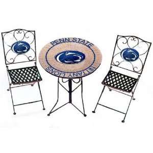  Penn State Nittany Lions Bistro Table and 2 Chairs Sports 