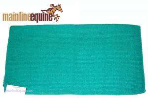 Mayatex Wool Saddle Show Blanket Oversized 38x34 Teal  