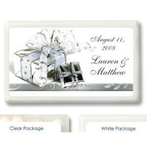  Baby Keepsake Silver Wrapped Gift Box Theme Personalized 