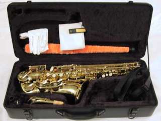 Sky Alto Saxophone hard +soft case high #F+ Reeds SAX  