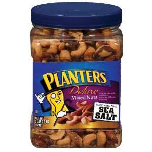 Planters Deluxe Mixed Nuts, 32.5 oz  Grocery & Gourmet 