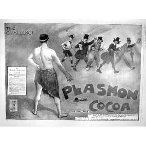  1903 ADVERTISEMENT PLASMON COCOA FOOD BEVERAGE