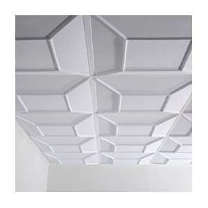  Convex 2 x 2 Ceiling Tile, Drop, White