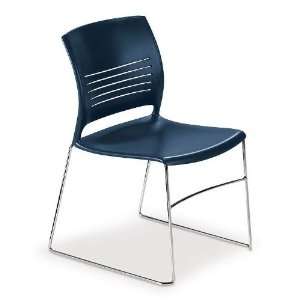  KI Furniture Armless Sled Base Polypropylene Stack Chair 