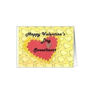  Chicky Hearts Valentines Sweetheart Card Health 