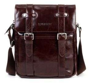 NEW Binger Italian Shiny Leather Slim Shoulder Bag  