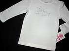 CARTERS T  Shirt SILVER SPARKLY *