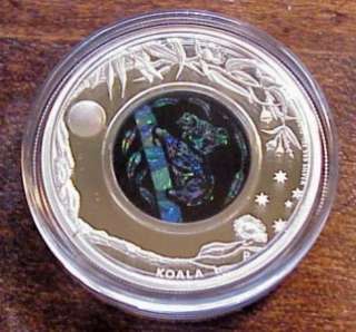   Opal Series   Koala 1oz Silver PROOF Coin IN Hand Free Ship  