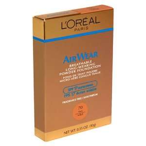  LOreal Air Wear Powder Foundation, SPF 17, Tan 70   .35 