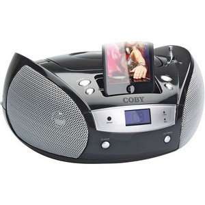  COBY ELECTRONICS, Coby CSMP140 Player Dock/Radio/CD Player 