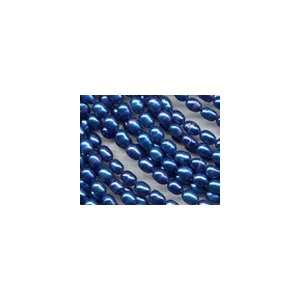  Capri Blue Rice Pearls, 4mm Arts, Crafts & Sewing