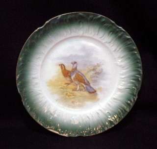 Antique Wheeling Pottery LaBelle China Game Bird Plate  