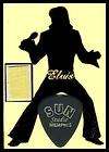 Elvis Presley Worn Clothing and Sun Guitar Pick Display with Stand