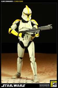 SDCC Star Wars Militaries Clone Commander 12 Inch Figure Sideshow 