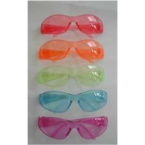  Pink Safety Glasses   Blue, Orange, Red, Grey and Lemon 