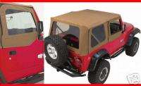 NEW JEEP WRANGLER TJ REPLACEMENT SOFT TOP spice 88 95  