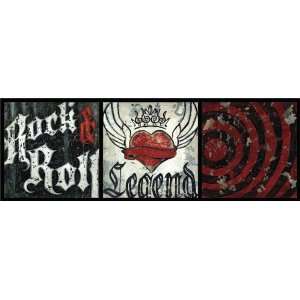  Rock and Roll Legend Canvas Reproduction