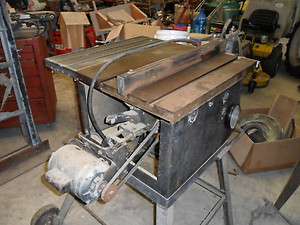 Craftsman table saw with blades.  
